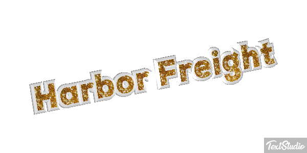 Harbor Freight Text effect