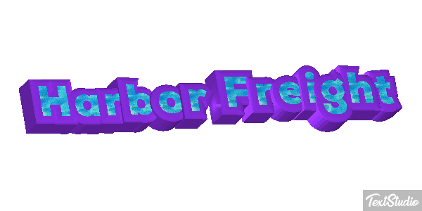 Harbor Freight Text effect
