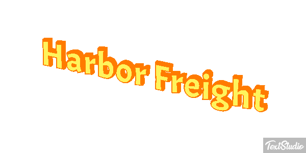 Harbor Freight Text effect