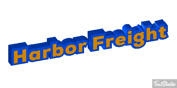 Harbor Freight Text effect
