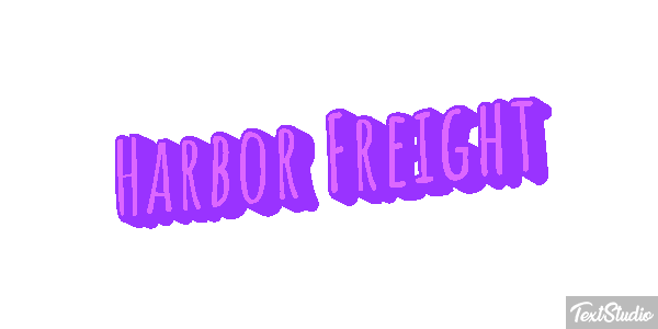 Harbor Freight Text effect