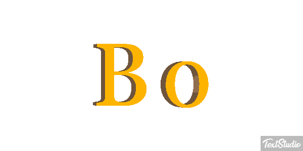 Bo テキスト効果