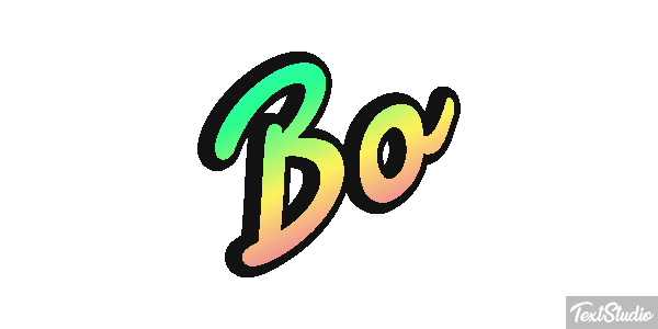 Bo テキスト効果