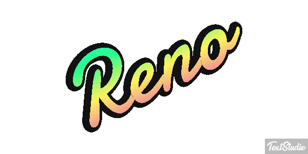 Reno Effetto testo