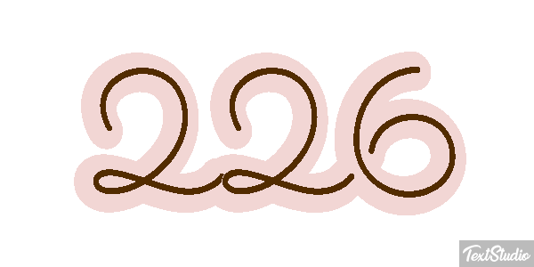 226 Texteffekt