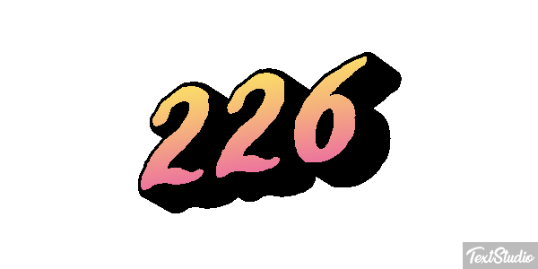 226 Texteffekt
