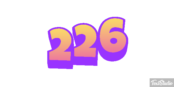 226 Texteffekt