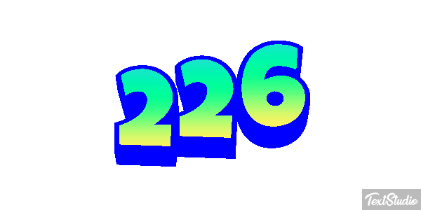 226 Texteffekt
