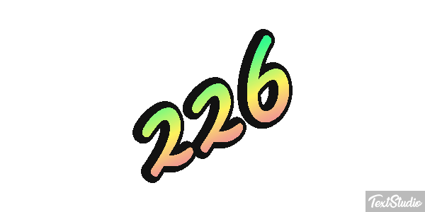 226 Texteffekt