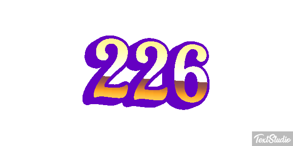 226 Texteffekt