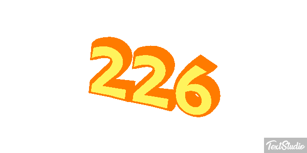 226 Texteffekt