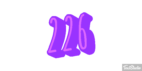 226 Texteffekt