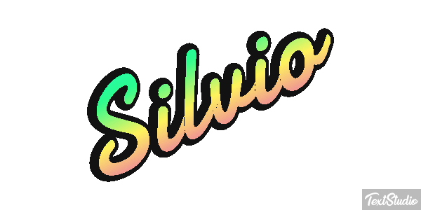 Silvio Effetto testo