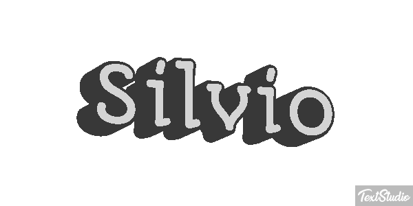 Silvio Effetto testo