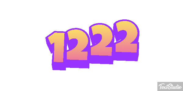 1222 Text effect