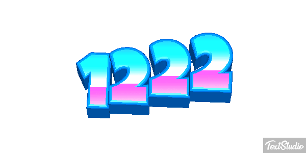 1222 Text effect