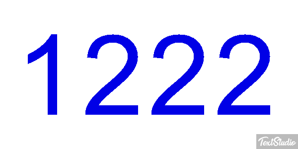 1222 Text effect