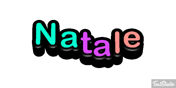 Natale Effetto testo