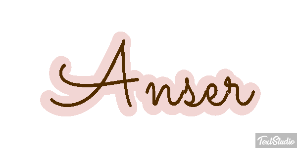 Anser Text effect
