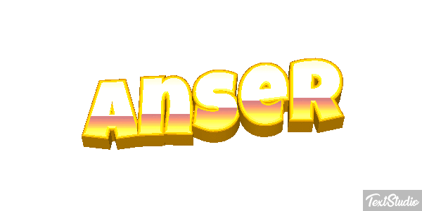 Anser Text effect
