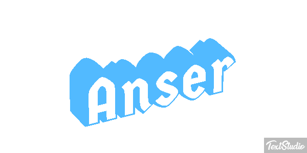 Anser Text effect