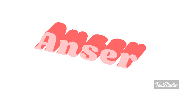 Anser Text effect