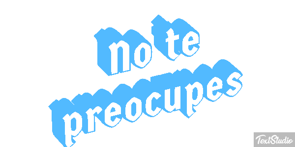 No Te Preocupes Text effect