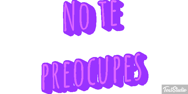 No Te Preocupes Text effect