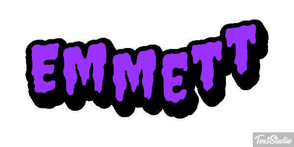 Emmett Tekst effect
