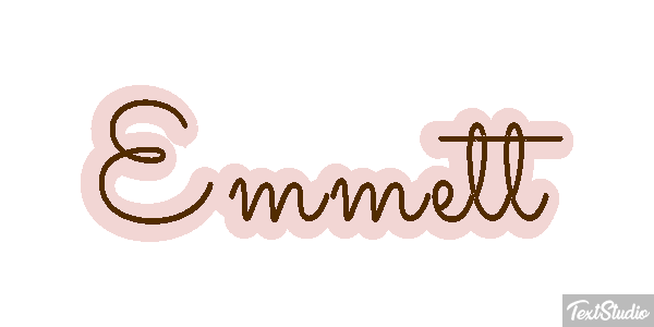 Emmett Tekst effect