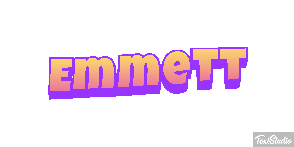 Emmett Tekst effect