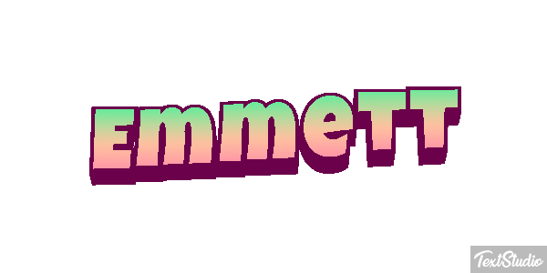 Emmett Tekst effect