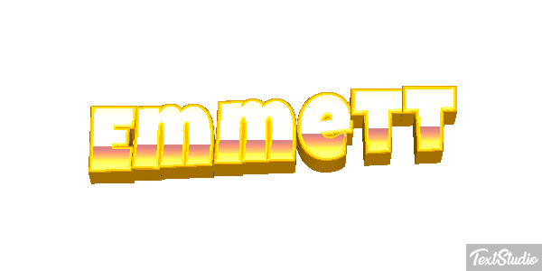 Emmett Tekst effect