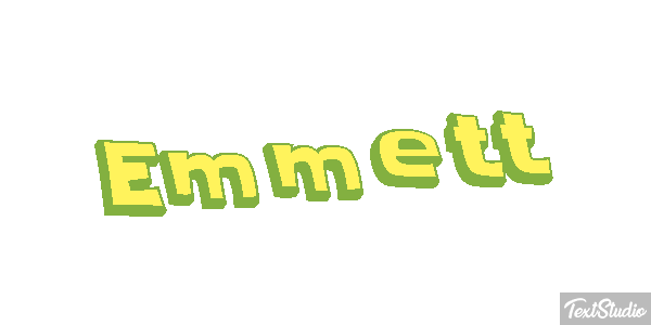Emmett Tekst effect