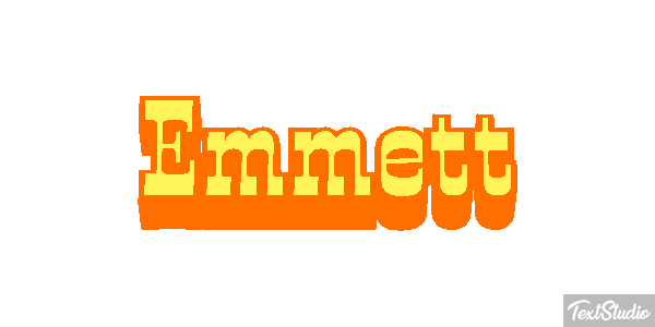 Emmett Tekst effect