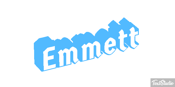 Emmett Tekst effect