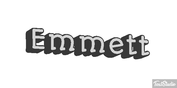Emmett Tekst effect