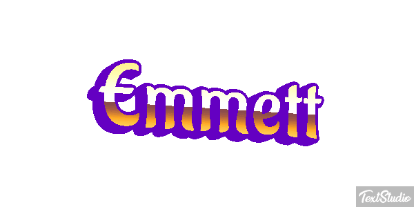 Emmett Tekst effect