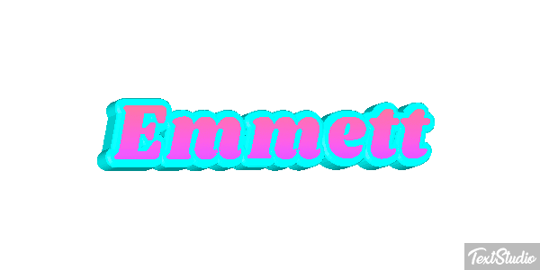 Emmett Tekst effect