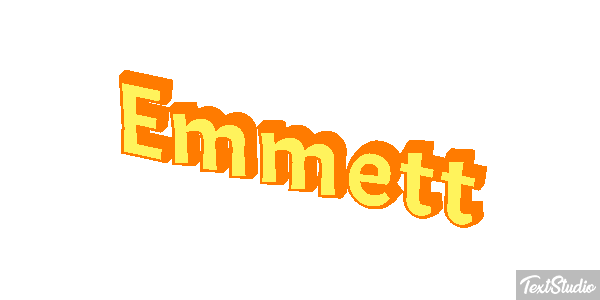 Emmett Tekst effect