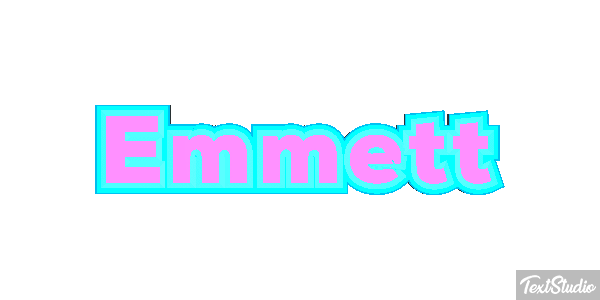 Emmett Tekst effect