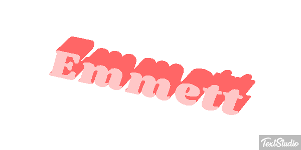 Emmett Tekst effect