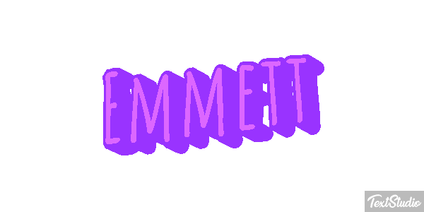 Emmett Tekst effect