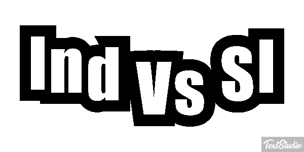 Ind Vs Sl Tekst effect