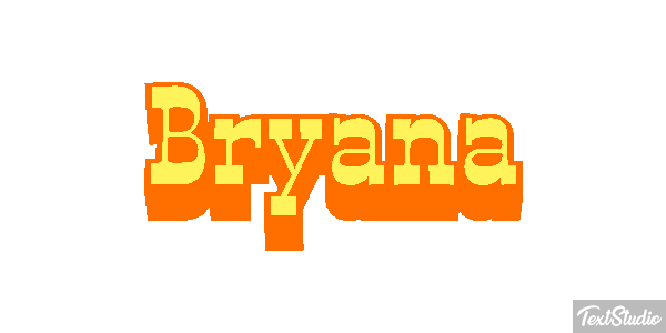 Bryana Effetto testo