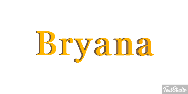 Bryana Effetto testo