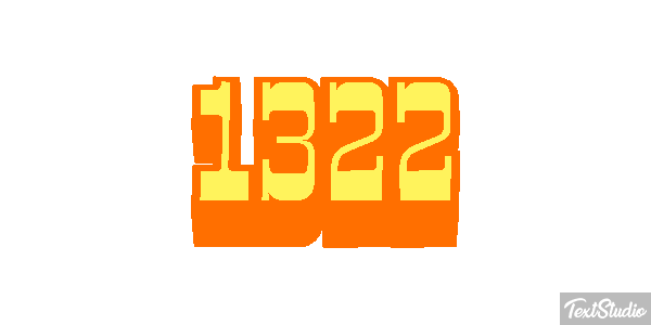 1322 Text effect