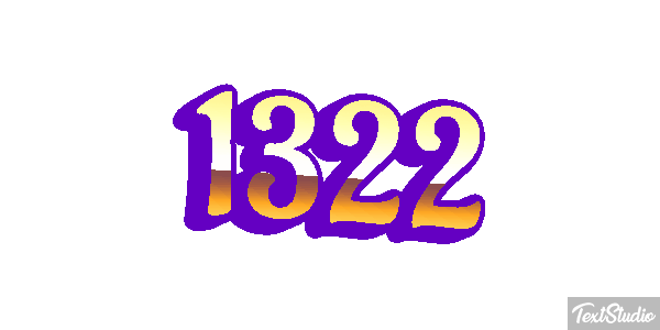 1322 Text effect