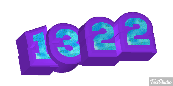 1322 Text effect