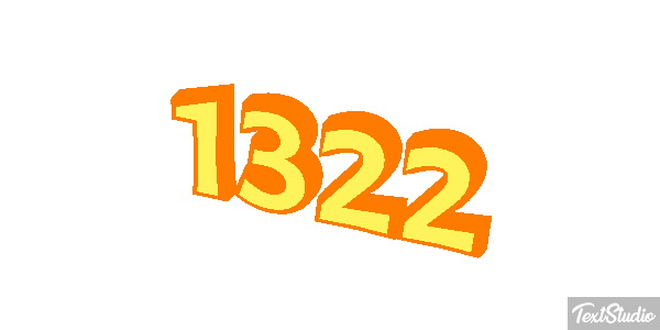 1322 Text effect